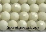 CCB1210 15 inches 6mm faceted round ivory jasper beads