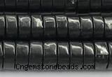 CCB1220 15 inches 3*8mm heishi shungite gemstone beads