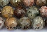 CCB1252 15 inches 8mm faceted round gemstone beads