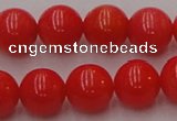 CCB126 15.5 inches 8mm round red coral beads strand wholesale