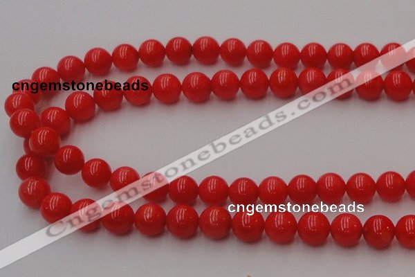 CCB127 15.5 inches 9mm round red coral beads strand wholesale