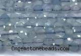 CCB1351 15 inches 2.5mm faceted coin aquamarine beads