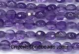 CCB1357 15 inches 2.5mm faceted coin amethyst beads