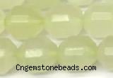 CCB1420 15 inches 9mm - 10mm faceted New jade beads