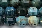 CCB1502 15 inches 7mm - 8mm faceted apatite beads