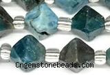CCB1615 15 inches 10mm faceted apatite gemstone beads