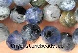 CCB1652 15 inches 6mm faceted teardrop kyanite beads