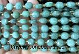 CCB1962 15 inches 8mm faceted coin dyed jade beads