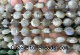 CCB2358 15 inches 12mm faceted coin labradorite gemstone beads