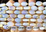 CCB2516 15 inches 9*14mm faceted marquise opalite beads wholesale