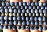CCB461 15 inches 6mm round blue coral beads