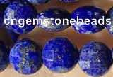 CCB624 15.5 inches 6mm faceted coin lapis lazuli gemstone beads