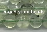 CCB702 15.5 inches 6mm faceted coin prehnite gemstone beads