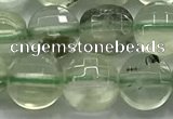 CCB728 15.5 inches 8mm faceted coin prehnite gemstone beads