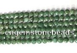 CCB752 15.5 inches 8mm faceted coin gemstone beads