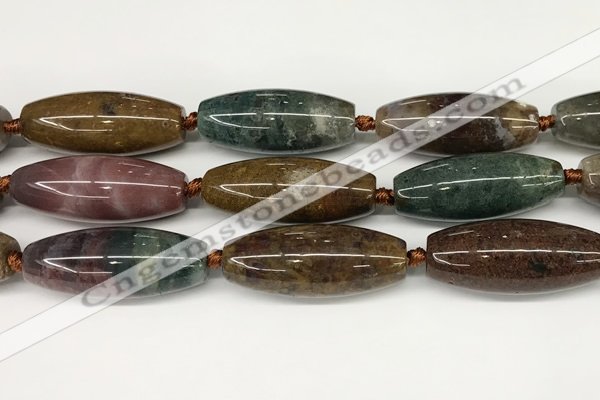 CCB782 15.5 inches 15*38mm - 16*40mm rice ocean agate beads