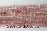 CCB801 15.5 inches 4*6mm rice cherry quartz gemstone beads wholesale