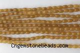 CCB802 15.5 inches 4*6mm rice red aventurine gemstone beads wholesale