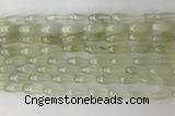 CCB817 15.5 inches 5*12mm rice New jade gemstone beads wholesale