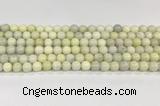 CCB829 15.5 inches 8mm round ivory jasper gemstone beads wholesale