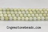 CCB831 15.5 inches 12mm round ivory jasper gemstone beads wholesale