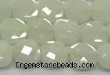 CCB904 15.5 inches 8*8mm faceted square luminous beads