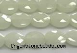 CCB919 15.5 inches 6*8mm faceted oval luminous beads