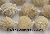 CCB950 15.5 inches 10mm - 15mm nugget desert rose crystal beads