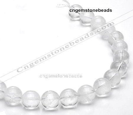 CCC10 15.5 inches 16mm round white crystal beads Wholesale