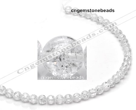 CCC12 grade A 6mm round white crystal beads Wholesale