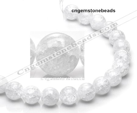 CCC18 16mm round grade A white crystal beads Wholesale