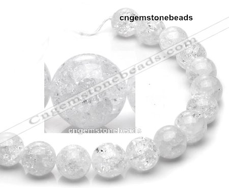 CCC19 18mm round grade A white crystal beads Wholesale