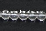 CCC203 15.5 inches 10mm round grade AB natural white crystal beads