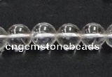 CCC204 15.5 inches 12mm round grade AB natural white crystal beads