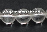 CCC206 15.5 inches 16mm round grade AB natural white crystal beads