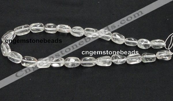 CCC222 10*16mm nugget grade AB natural white crystal beads