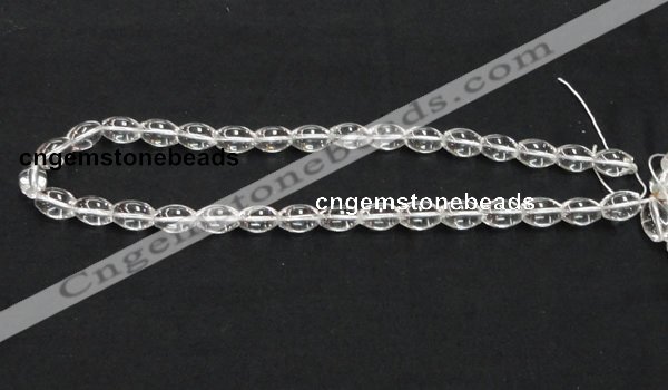 CCC238 9*13mm rice grade A natural white crystal beads wholesale