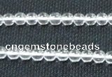 CCC258 15.5 inches 6mm round grade A natural white crystal beads