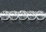 CCC259 15.5 inches 10mm round grade A natural white crystal beads