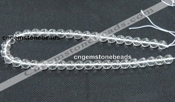 CCC259 15.5 inches 10mm round grade A natural white crystal beads