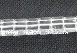 CCC260 15.5 inches 8*8mm cube grade A natural white crystal beads