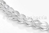 CCC35 15.5 inches 4mm round white crystal beads Wholesale