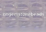 CCC623 15.5 inches 10mm faceted round natural white crystal beads