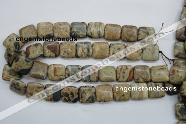 CCD02 15.5 inches 20*20mm square cordierite beads wholesale