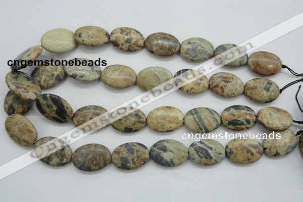 CCD06 15.5 inches 18*25mm oval cordierite beads wholesale