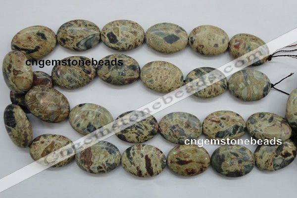 CCD07 15.5 inches 22*30mm oval cordierite beads wholesale