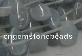 CCE07 16 inches 13*18mm flat teardrop celestite gemstone beads