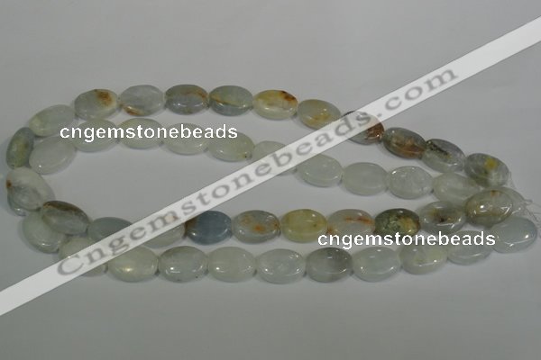 CCE14 15.5 inches 13*18mm oval natural celestite gemstone beads