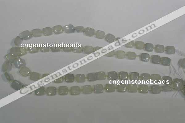 CCE16 15.5 inches 10*10mm square natural celestite gemstone beads