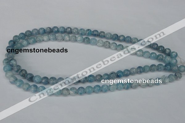 CCE51 15.5 inches 8mm round dyed natural celestite gemstone beads